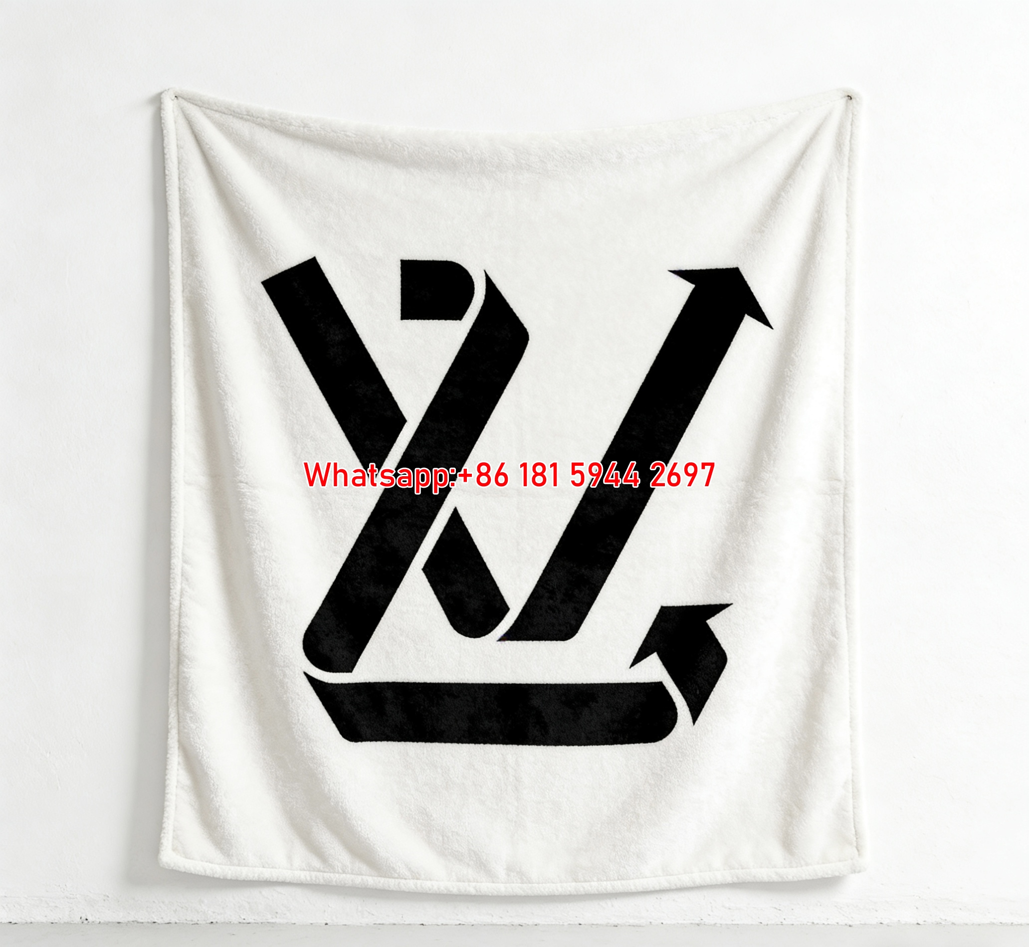 Black Arrow LV Flannel Throw Blanket 283